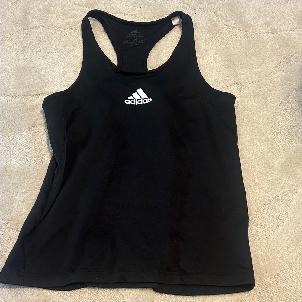 Adidas Women's Black Racerback Tank Top
